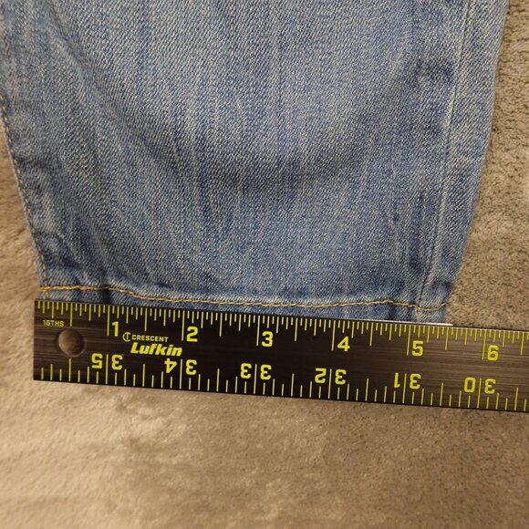 Flying Monkey Jeans low rise skinny women's 32 blue‎ denim fade lightweight - Picture 9 of 14